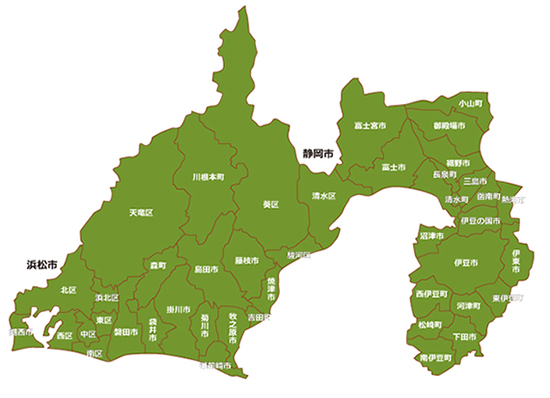 静岡県地図