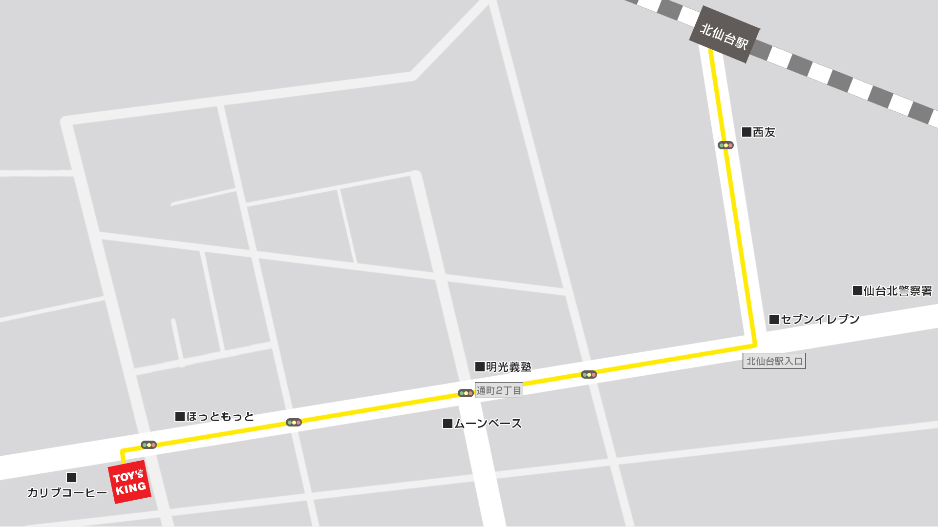 東大宮店の道案内